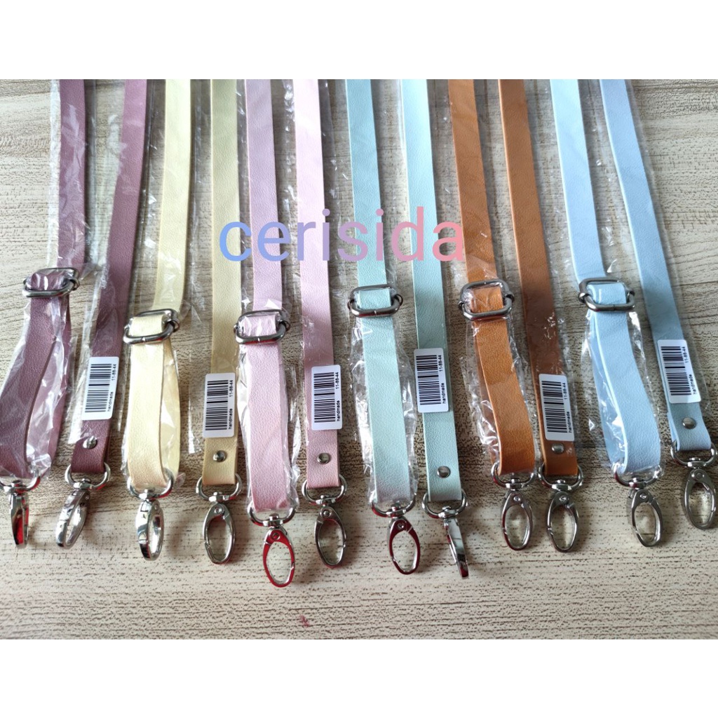 LONGSTRAP/1,4 cm /HARGA MSH PROMO/tali tas slempang miusee /kulit bobal premium/terlaris /jawatimur