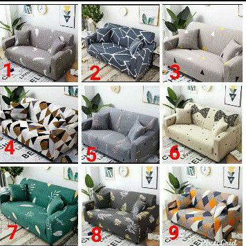 COVER SOFA SEATER sarung sofa elastis stretch elastic -no 18