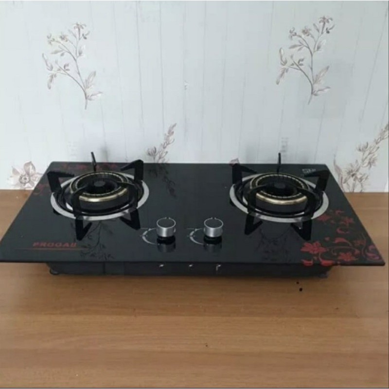 Kompor Tanam Progas 2 Tungku Api Tornado / Kompor Gas