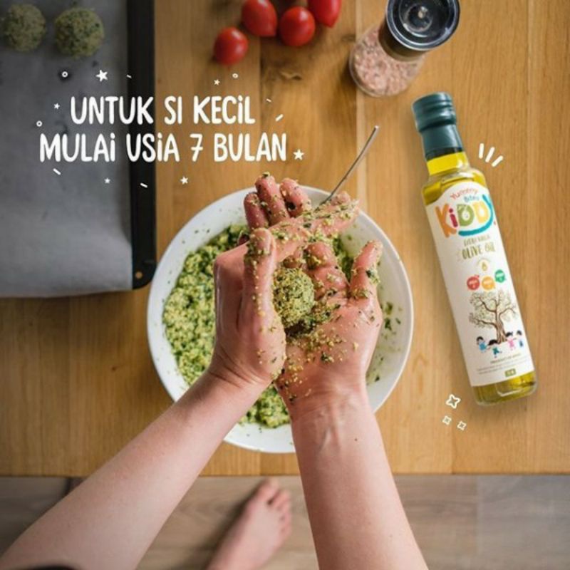 Yummy bites kiddy olive oil EVOO 250ml/ minyak zaitun