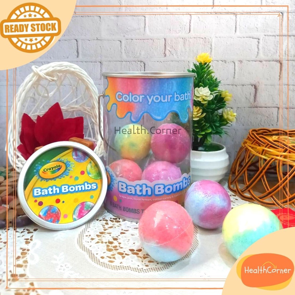 Crayola Bath Bombs Isi 8 320gr, Bom Mandi