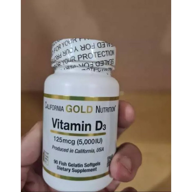 Vitamin D3 California Gold Nutrition 125mcg