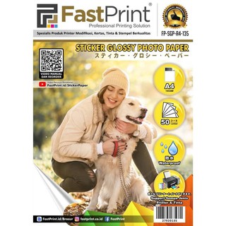 Special Fast Print Kertas  Stiker  Glossy  Photo Paper Ukuran  