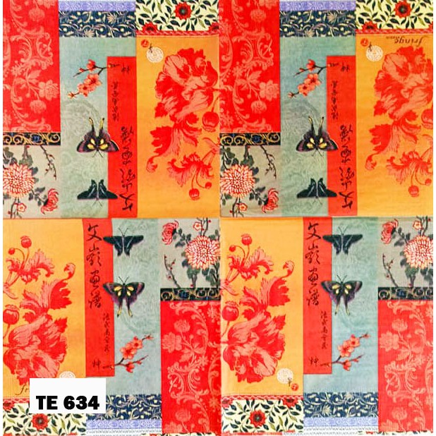 TISU NAPKIN DECOUPAGE EROPAH 33X33 CM TE  634 TTS