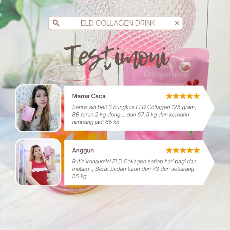 ELD COLLAGEN LGLUTHATIONE RASA ALMOND 250 gr || MENCERAHKAN || MENAIKAN BB