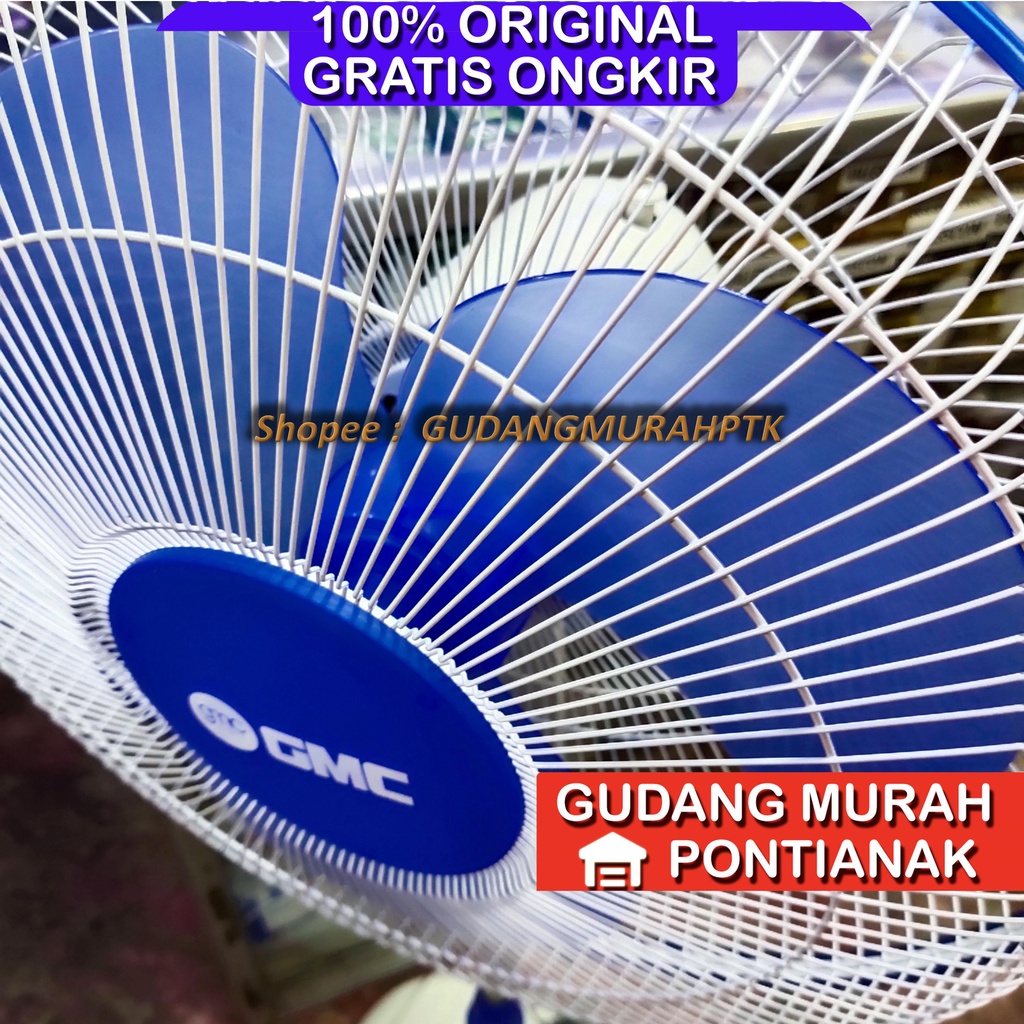 Stand fan GMC 308 / 307 / kipas angin berdiri / tumpu (16 IN) SNI KUALITAS BAGUS