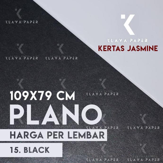 

Kertas Jasmine Plano 109 x 79cm Black 220 gsm