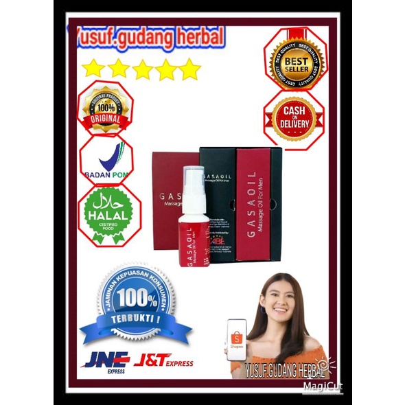 Gasa Oil Original - Gasa Oil Massage Oil Formen BPOM Asli Penambah Stamina Pria