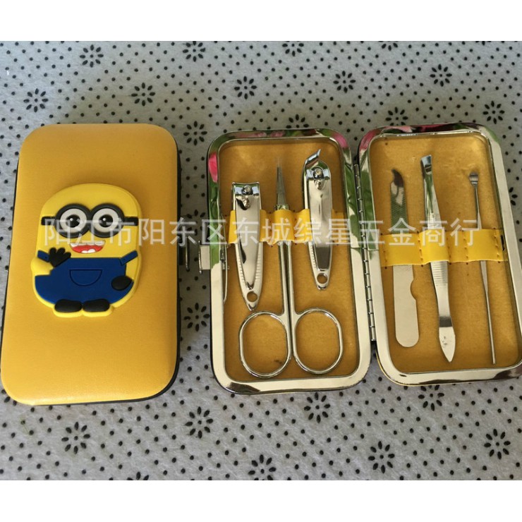 Manicure Pedicure Set 6 in 1 / Set Manicure Karakter Lucu / Meni Pedi Set IMPOR / Perawatan Kuku