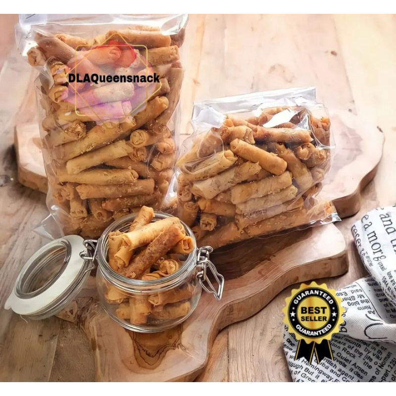 

sumpia udang kemasan 1kg/sumpia gurih kriuk enak/Dlaqueensnack/kue kiloan murah/Snack kiloan harga grosir