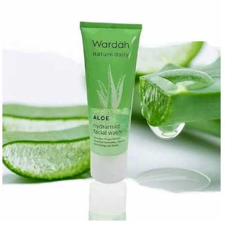 Sabun Cuci Muka Wardah Aloe Hydramild Facial Wash 60ML Sabun Wajah Lidah Buaya Aloe Vera