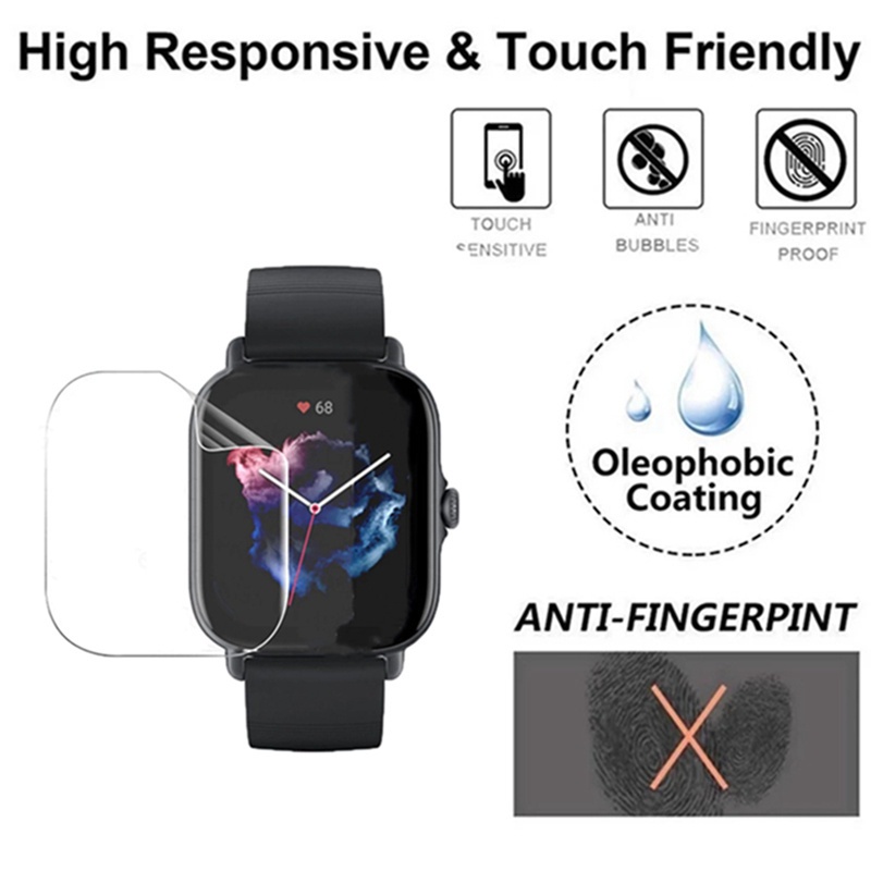 1pc Film Hydrogel Pelindung Layar Smartwatch Anti Gores / Guncangan Untuk Xplora X5 Play / XGO2 / XMOVE