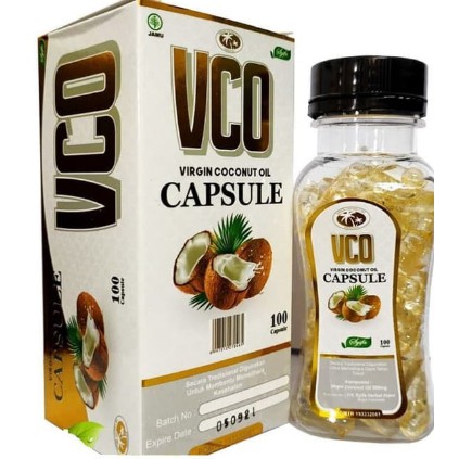 VCO | Kapsul Vco Virgin Coconut Oil isi 100kapsul