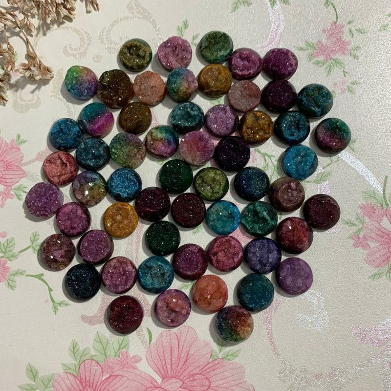 Druzy Ring 1,5cm /crystal / Druzy Bulat 1,5cm / Gemstone