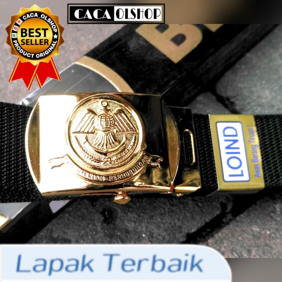 Sabuk / Gesper / Ikat Pinggang Kementerian / Perhubungan / Dishub Loind
