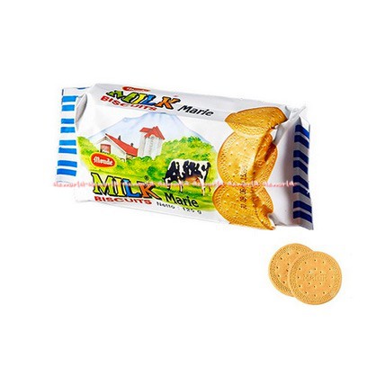 Monde Milk Biscuit Marie 225gr Susu Cemilan Biskuit Snack Monde Snek