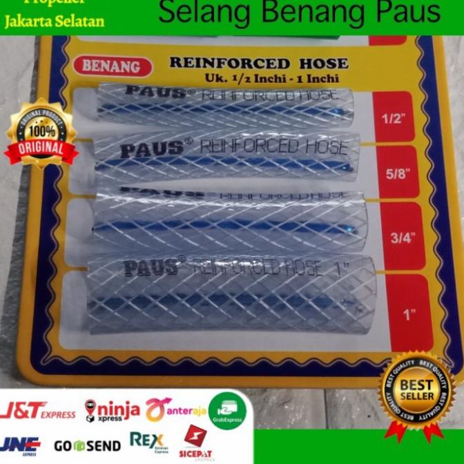 

Selang Air Benang Bening 1 Roll 5/8"X50M