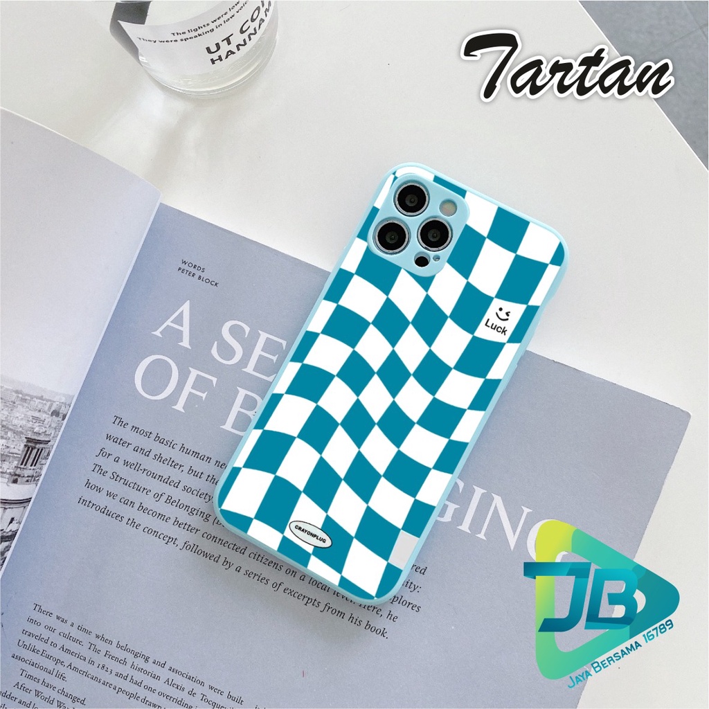 CASE CASING SOFTCASE SILIKON MACARON PELINDUNG KAMERA TARTAN OPPO VIVO SAMSUNG XIAOMI REALME IPHONE ALL TYPE JB5581