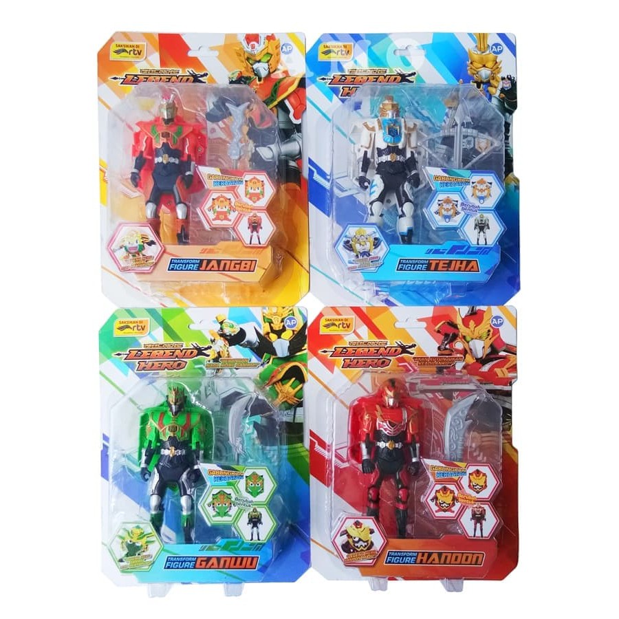 Mainan Robot Legend Hero Transform Handon Ganwu Jangbi Tejha Figure Bisa Berubah