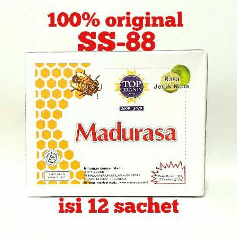 

MADURASA ~ RASA JERUK NIPIS (KOTAK ISI 12 SACHET)