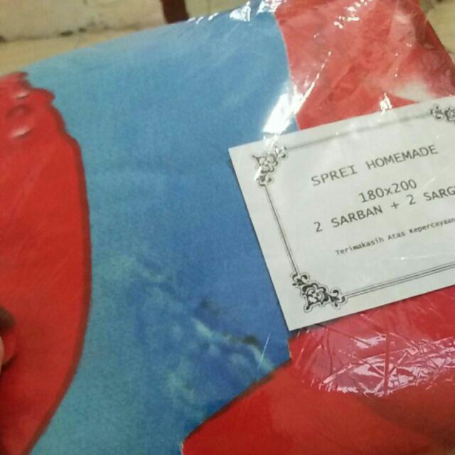 Sprei Homemade Motif Bunga 180*200*20 Karakter / Sprei Homemade