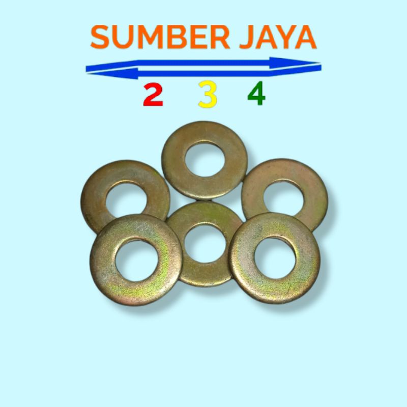 Ring Plat 12 x 30 x 3 Kuning Termurah Reng Plat