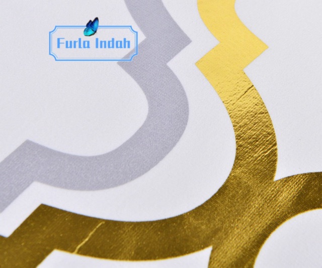 sarung bantal sofa gold putih Import 45×45cm