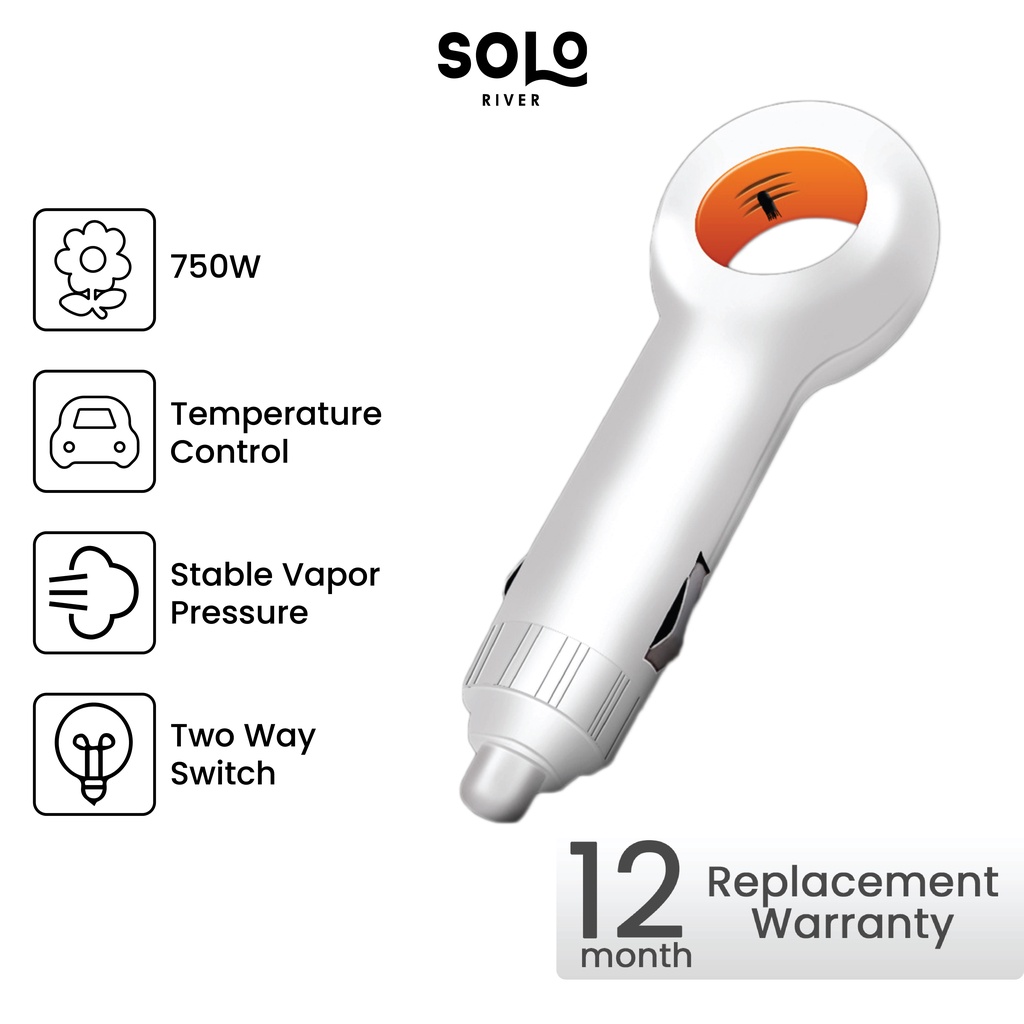 Solo River Air Purifier Car Penghilang Asap Rokok