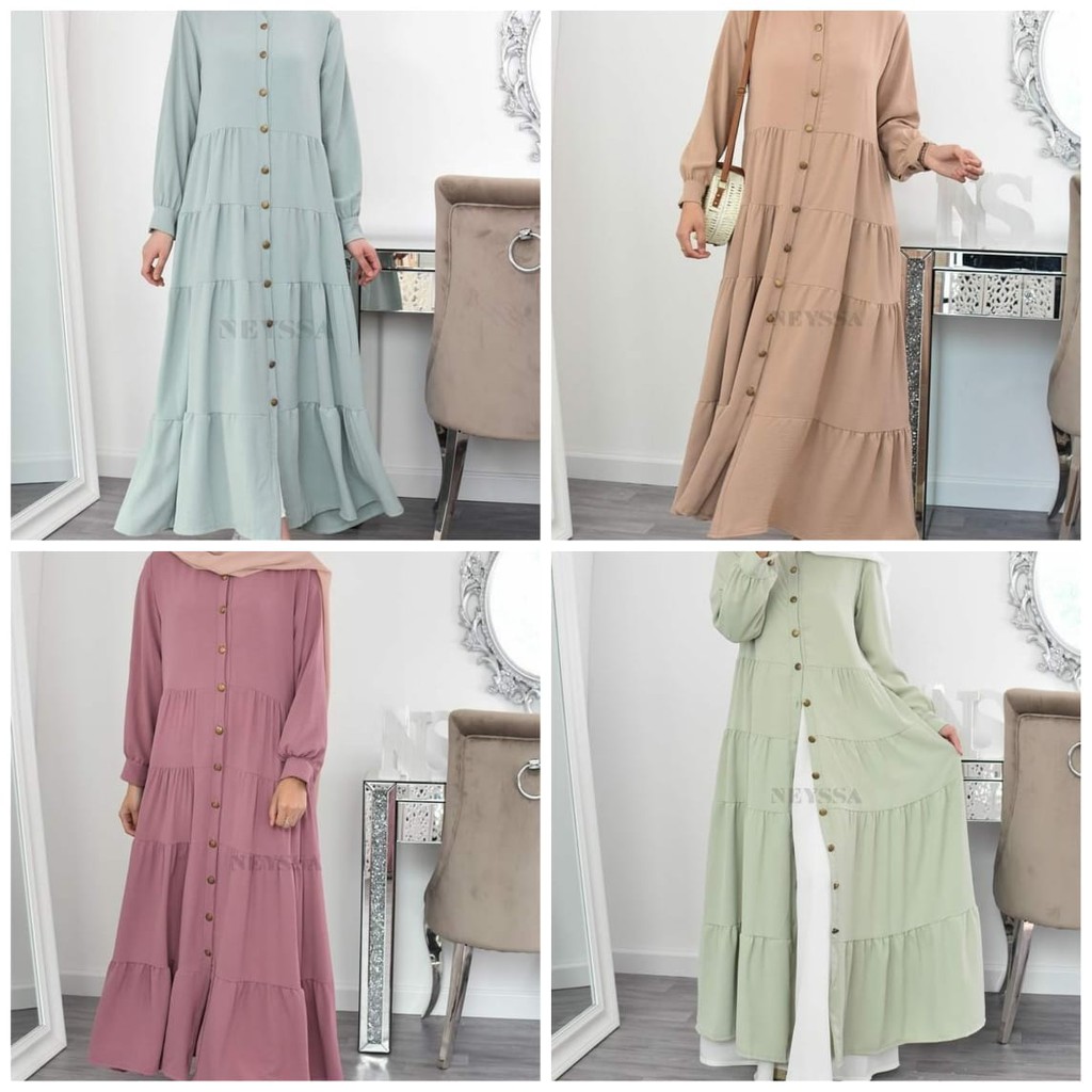 NAJLA MAXI / MAXI DRESS MUSLIM / GAMIS WANITA / FASHION MUSLIM