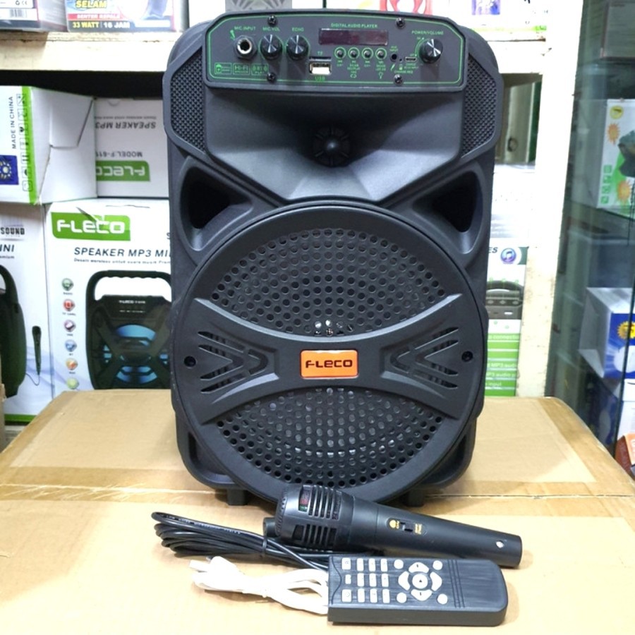 COD Speaker Bloetooth Karaoke Fleco FL 955C-D/F 6691/Salon Aktif/Speaker Fleco/Salon Karaoke Fleco