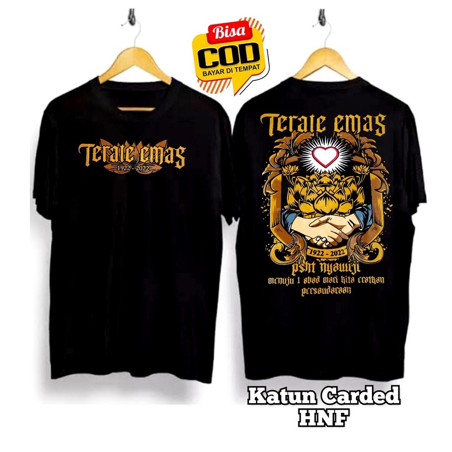 Kaos PSHT Sh Terate Satu 1 Abad Terate Emas Murah Keren Terbaru PSHT Sh Terate