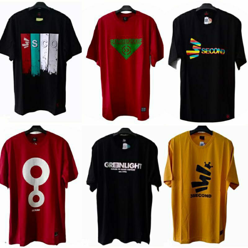 PAKET HEMAT 3 KAOS DISTRO/KAOS MURAH/KAOS PRIA WANITA/KAOS MOTIF/KAOS POLOS