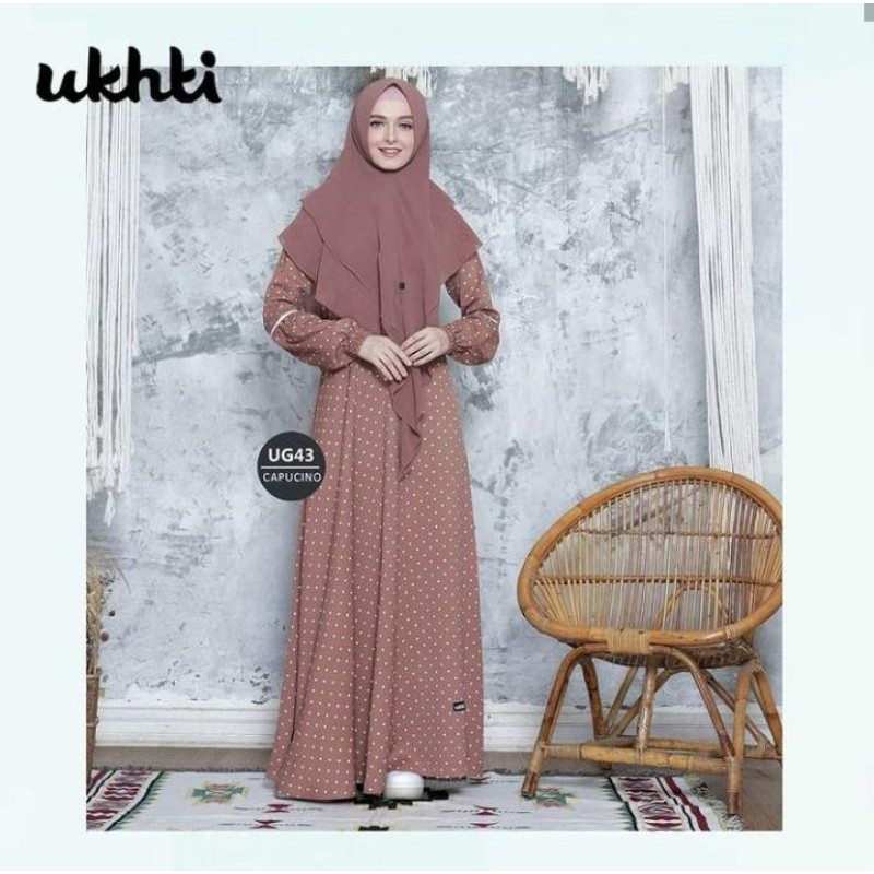gamis ukhti UG43 ASLI