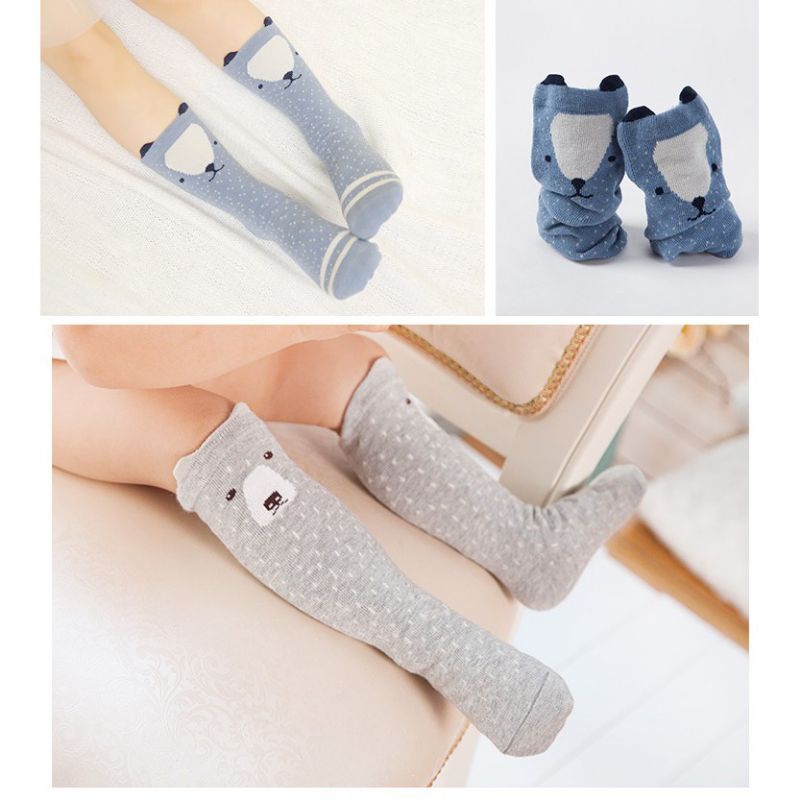 Kaos Kaki Panjang Bayi Karakter Lucu Anti Slip