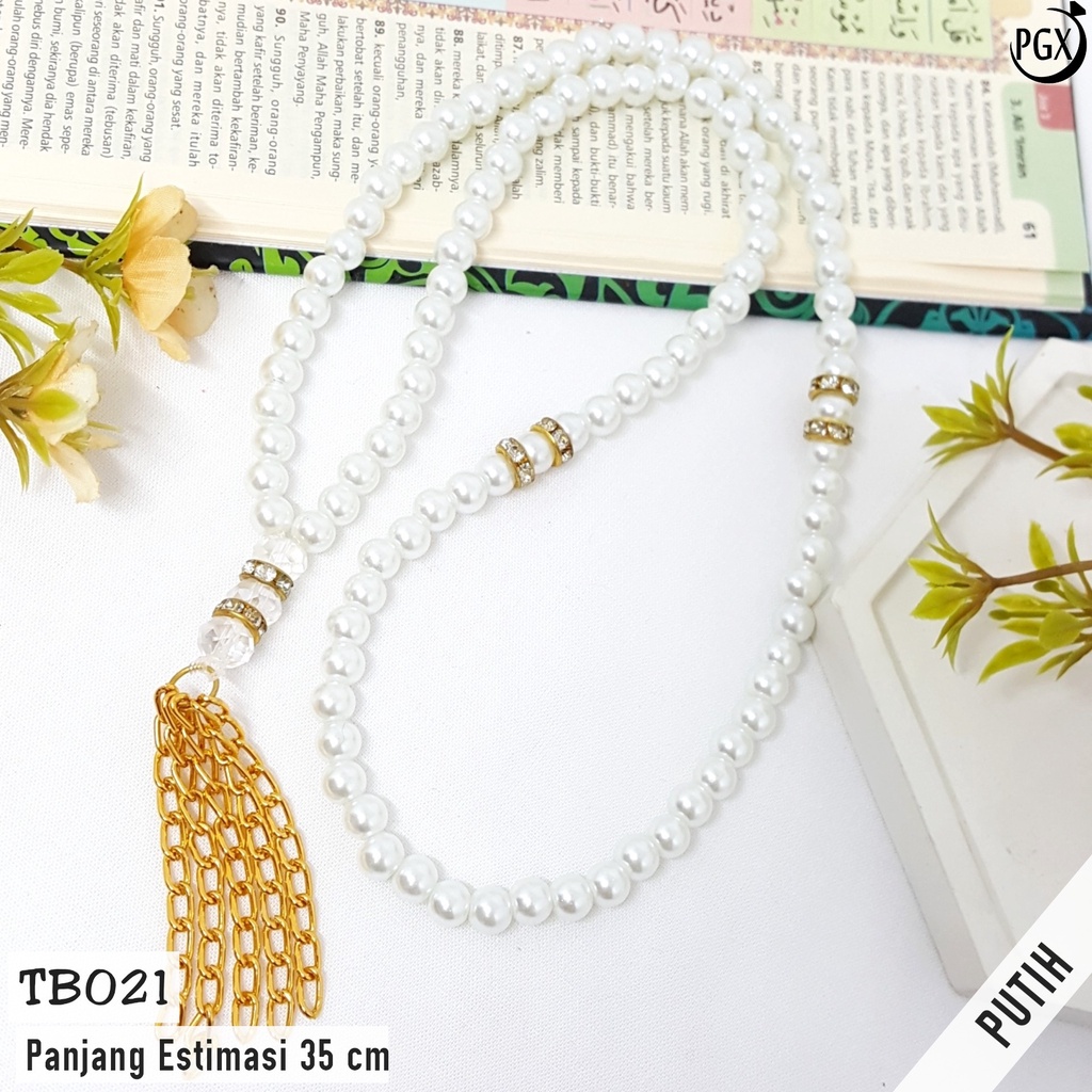 PGX Tasbih Mutiara / Kristal Mewah 99 Butir Fashion Muslim TB021