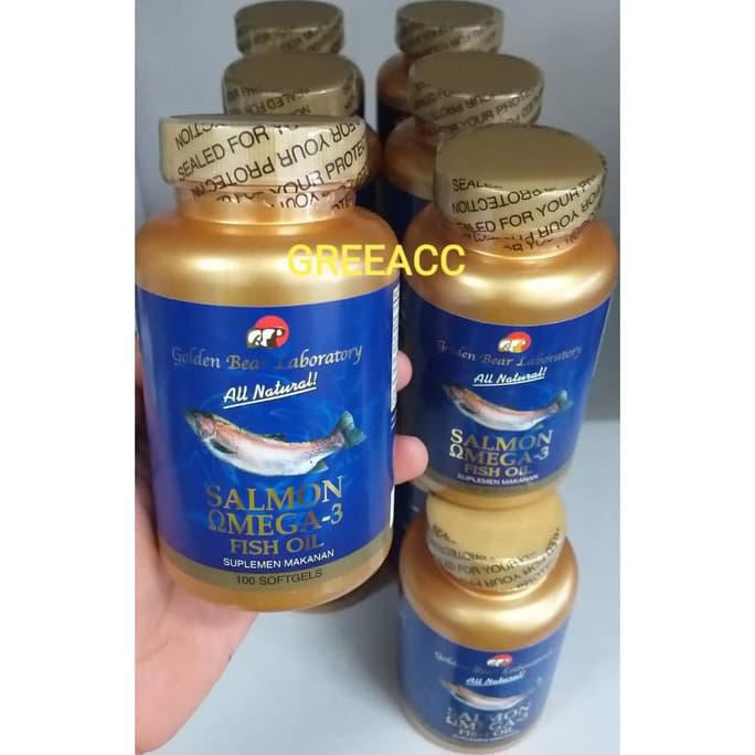 Golden Bear Laboratory Salmon Omega-3 Omega 3 Omega3 Natural isi 100 TERMURAH