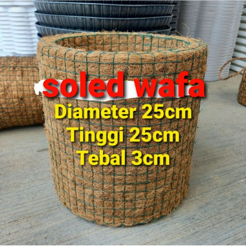 POT TANAMAN BUNGA BULAT JUMBO ALAS DIAMETER 25CM 25 CM