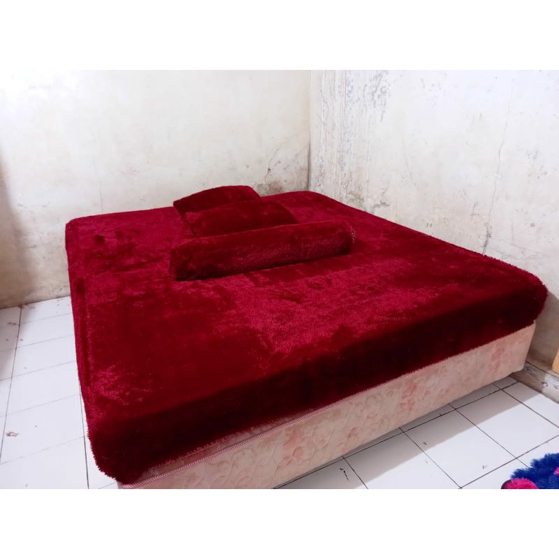 SPREI BULU RASFUR SPRAI MURAH Sepre bulu lembut UKURAN 120 160 180 200