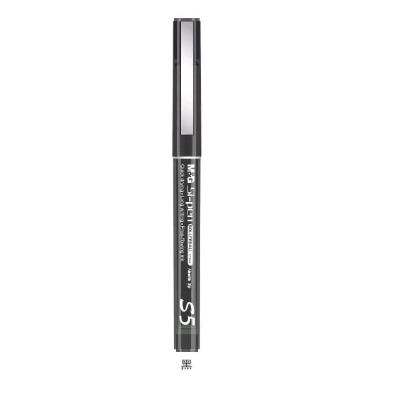 Pulpen Original M&amp;G Si-pen Rollerball 0.5mm