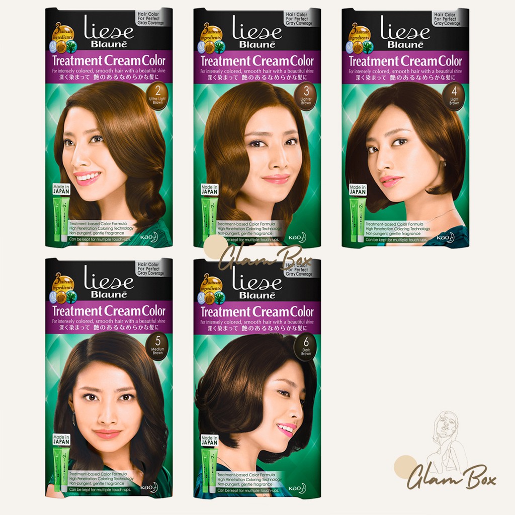 Liese Blaune Treatment Cream Color Penutup Uban