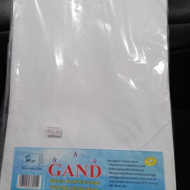 

❊ AMPLOP PUTIH GAND F4 SEAL ☀
