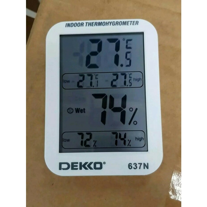 Thermometer Hygrometer digital ruangan