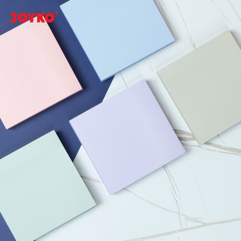 

Memo Stick Morandi Color | Sticky Note Kertas Joyko MMS-30 | Memo Tempel | Pembatas Kertas 100 Sheets 75 X 75 Gsm