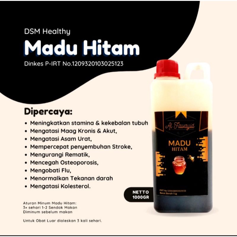 

Madu Hitam Al Fawayid 1000 gr
