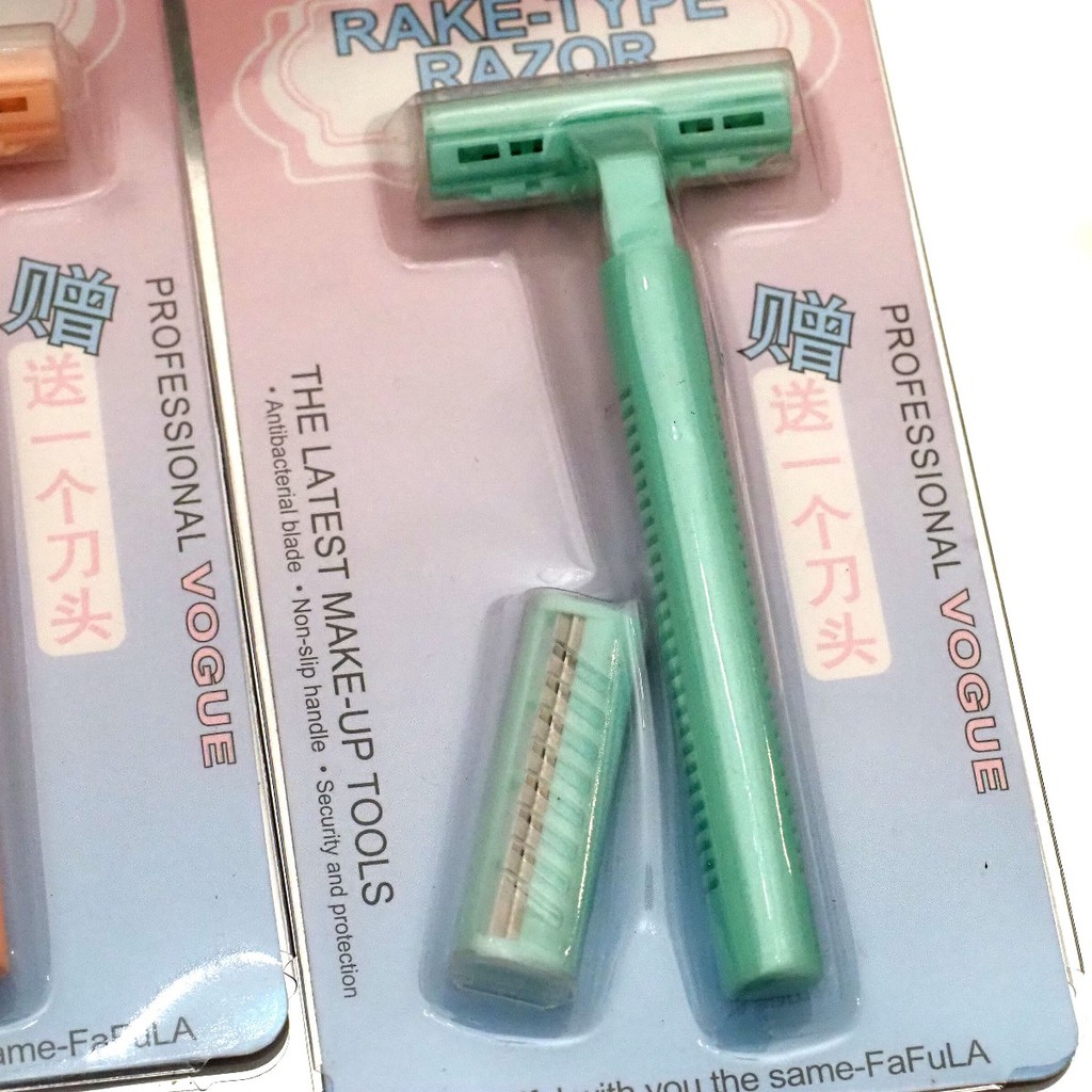 Alat Cukur Isi 2 Razor Pisau Cukur Alat Pencukur Wanita Shaver Penghilang Bulu