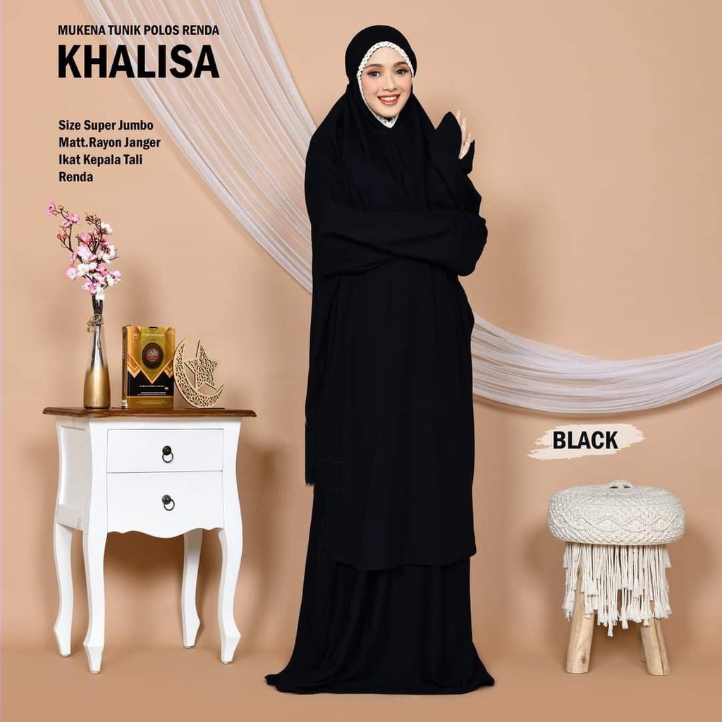 MUKENA TUNIK POLOS/MUKENA ABAYA BALI