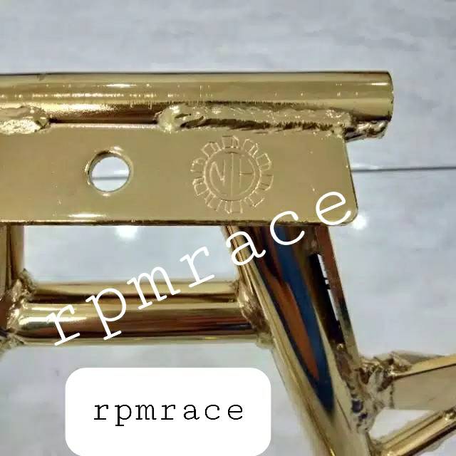 Paket Standar Tengah Plus Standar Samping Gold Ring 17 Honda Matic Beat Vario Scoopy Universal