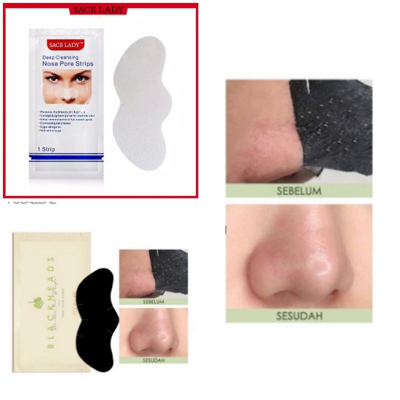 Penghilang Komedo Hidung Blackhead Nose Pore Strip Porepack