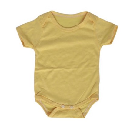 Baju Bayi Newborn Jumper Bodysuit Jumsuit Lengan Pendek Katun Adem Warna Polos