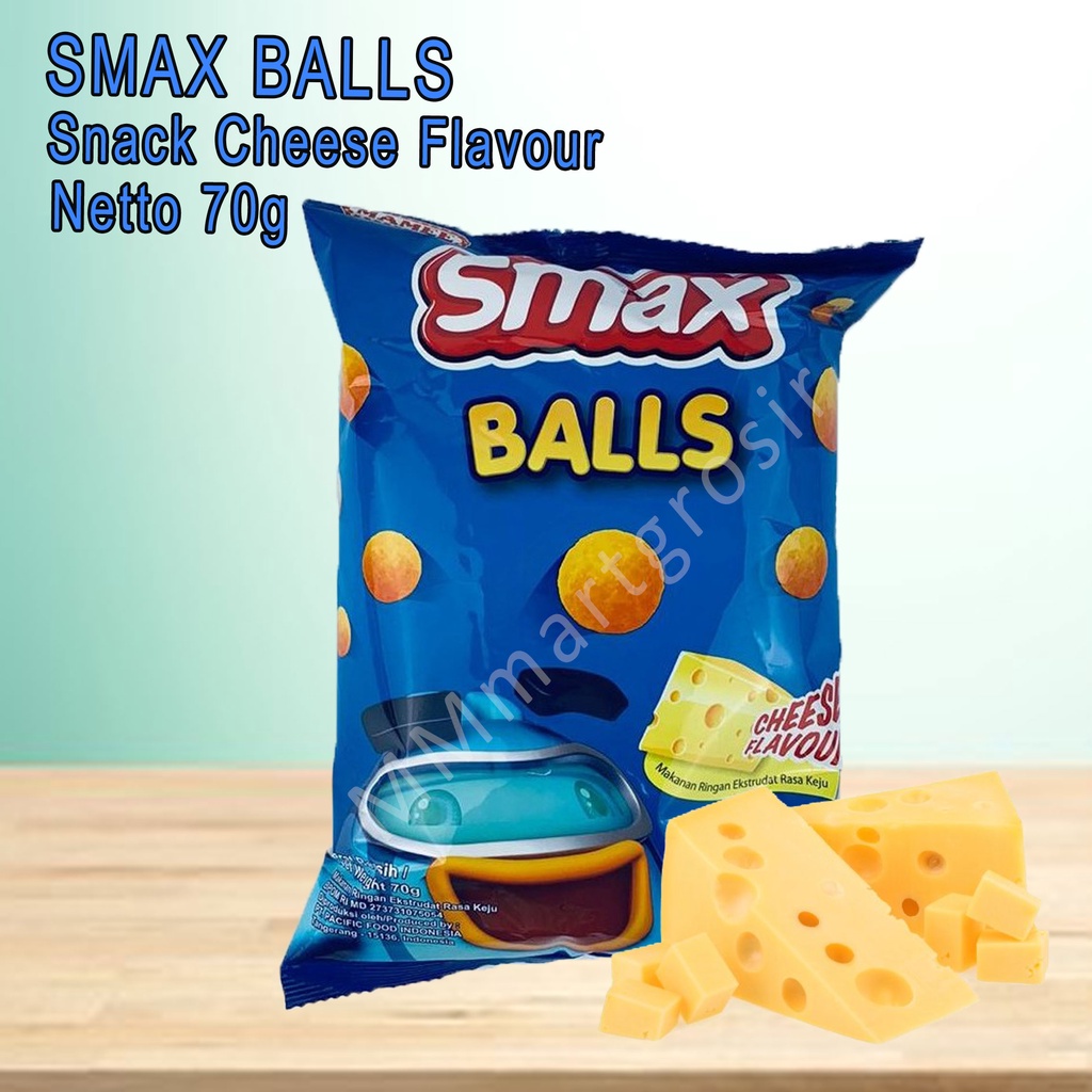 SNACK SMAX BALLS CHEESE FLAVOUR 70g